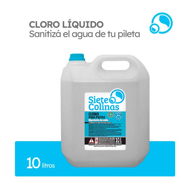 Bidón de Cloro Líquido - 10 litros