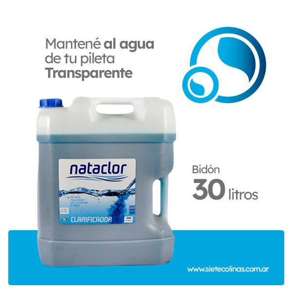 Clarificador NATACLOR Bidón por 30 litros